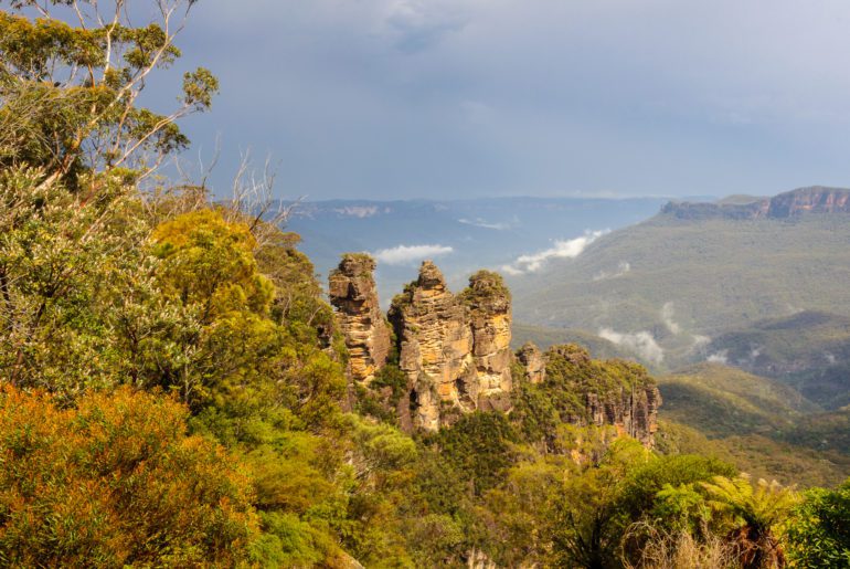 Wandern im Blue Mountains Nationalpark, Australien