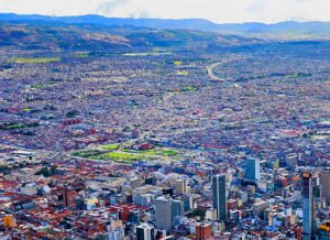 Ausblick über Bogotá