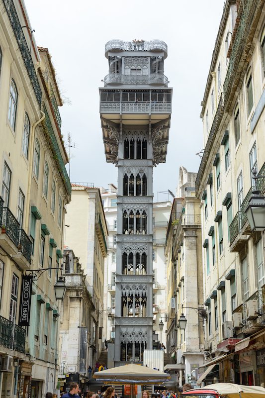 Städtereise Lissabon: Elevador de Santa Justa