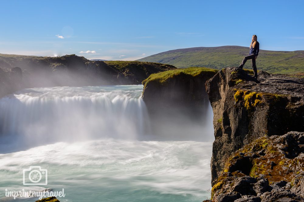 Island Rundreise Godafoss Wasserfall 