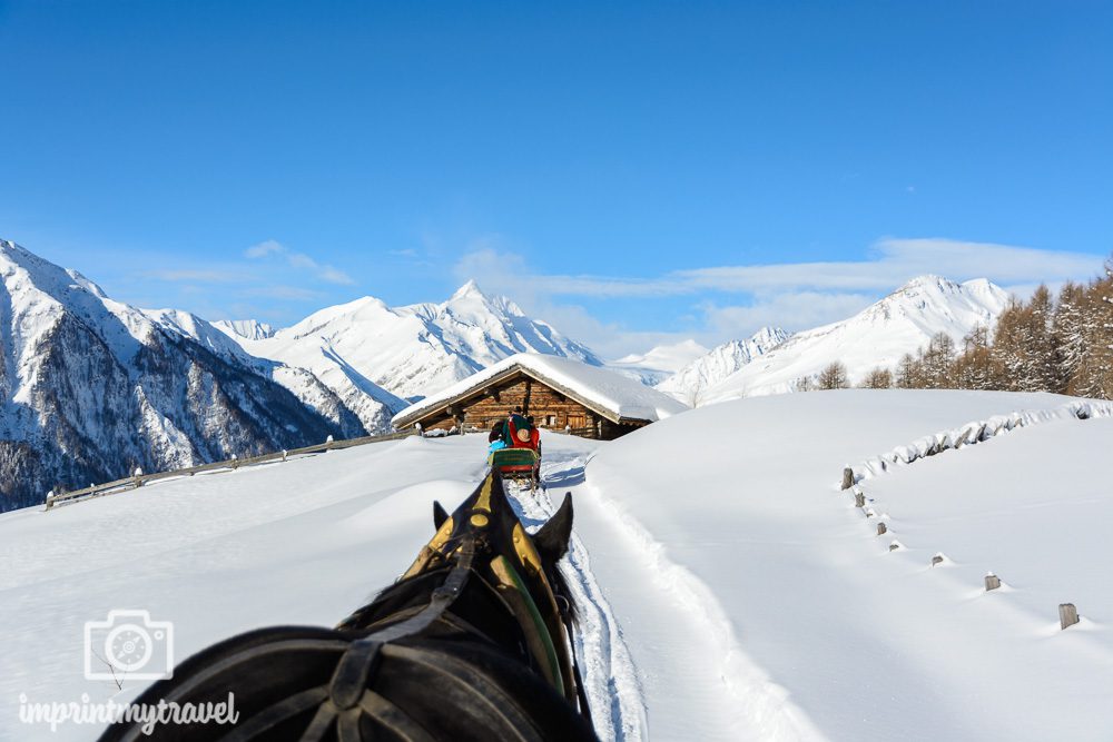 Skifahren in Heiligenblut Schlittenfahrt