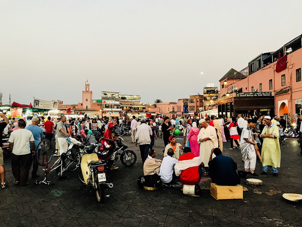 Djemaa el fna Marrakech, Marokko