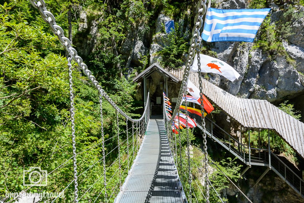 Hängebrücke Tscheppa-Schlucht