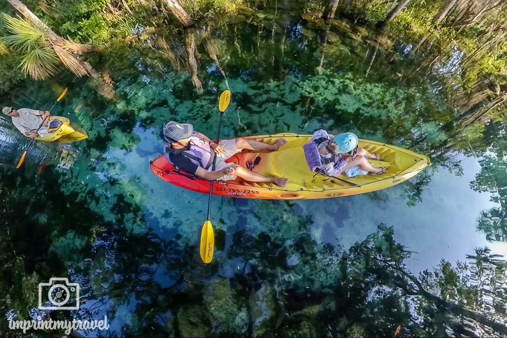 Kayaktour Three Sisters Springs Florida