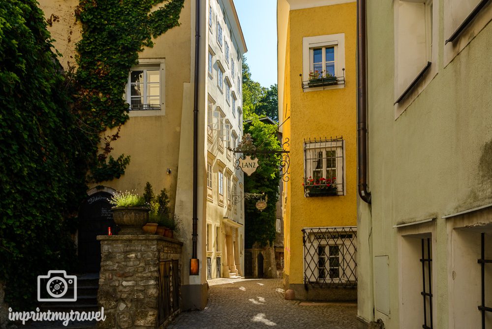 Salzburg Stadtspaziergang Steingasse