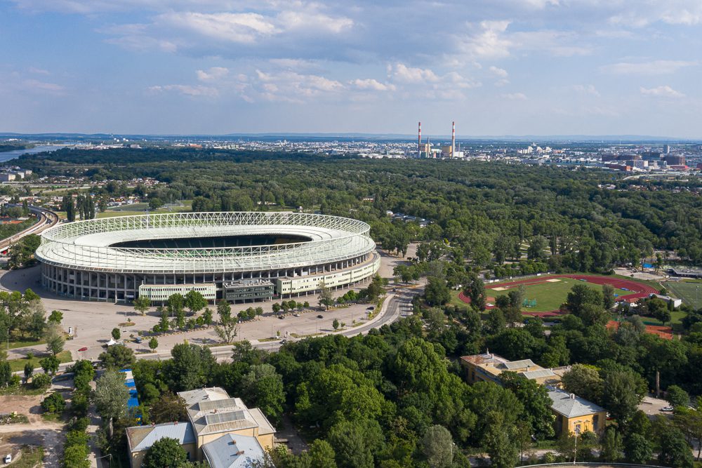 Wiener Ernst-Happel-Stadion von oben