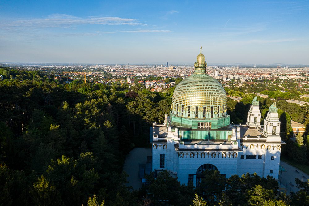 Luftbilder Wien Kirche am Steinhof