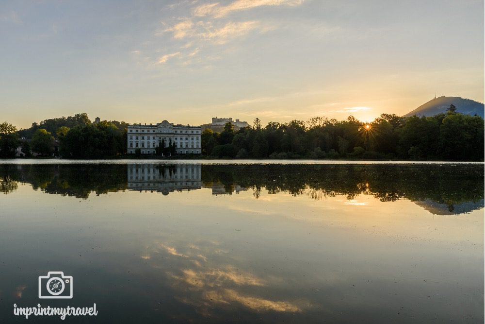 Schloss Leopoldskron Sonnenaufgang