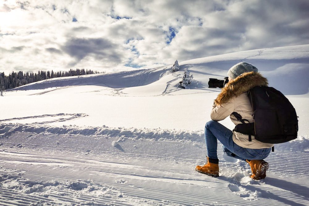 fotografieren im schnee