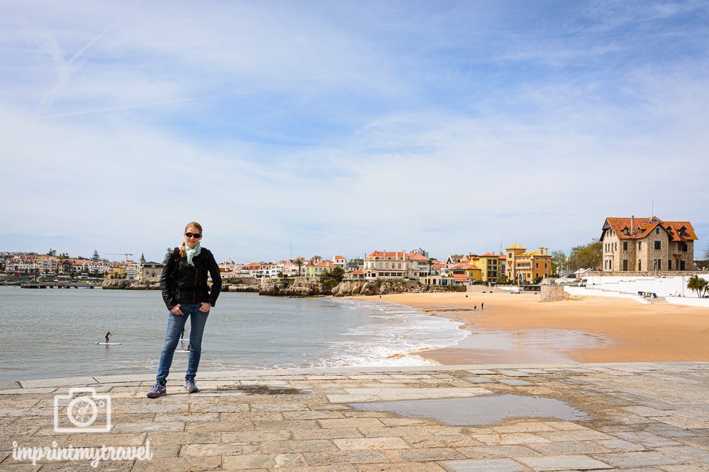 Spaziergang auf der Promenade zwischen Estoril und Cascais