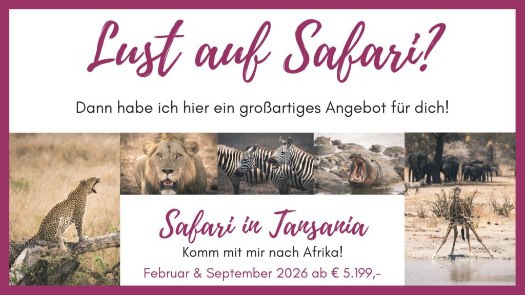 fotoreise tansania werbung