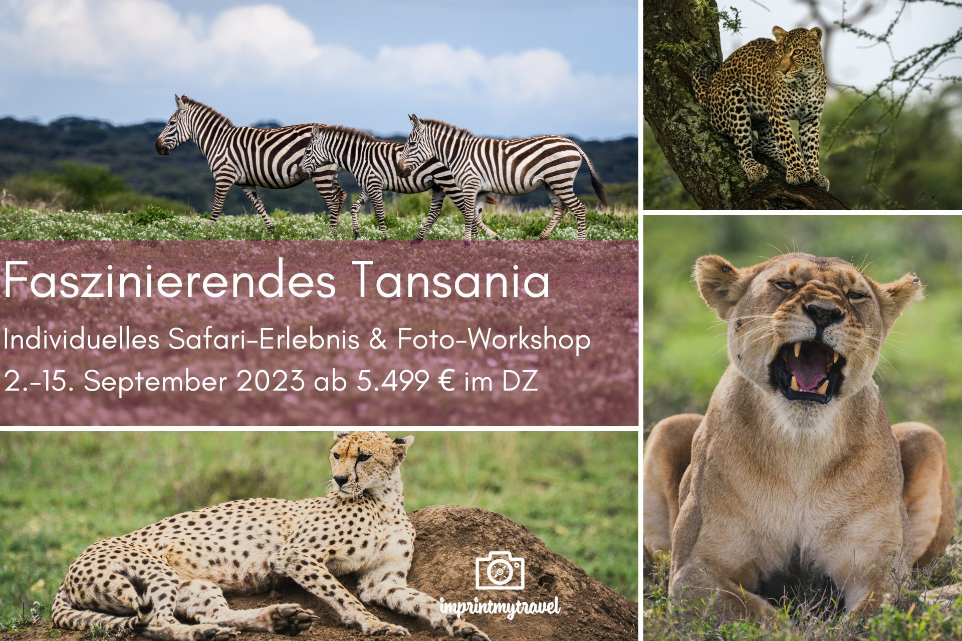 fotoreise tansania 2023 titel