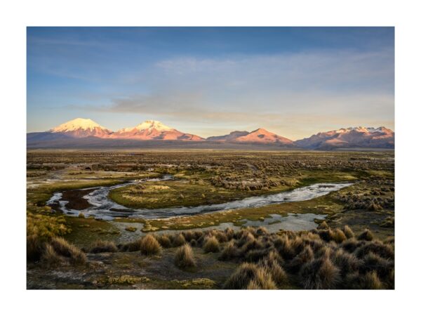 Fine Art Print "The Payachata Volcanoes"